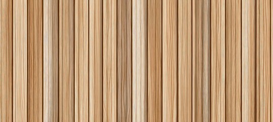 Close-up view of vertical wood planks in light beige and brown tones
