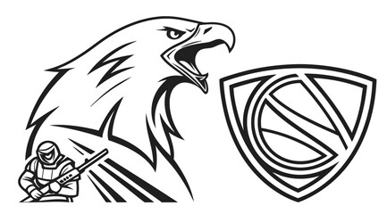 Abstract Initial Esport Logo Vector (Customizable Lettermark)