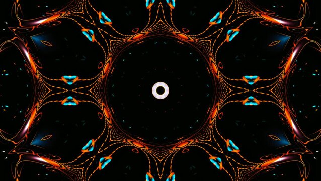 menacing nanotechnology swarm abstract motion background.