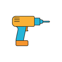 drill vector colorful vector illustration