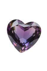 Heart Shaped Amethyst Gemstone - Symbol of Love, Healing, and Spirituality