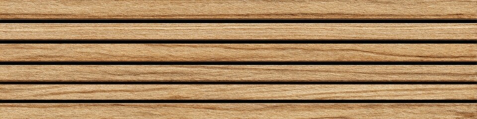 Obraz premium Horizontal wood planks in light brown tone (1)