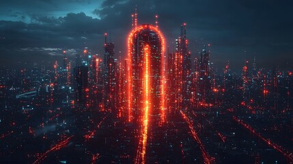 Futuristic smart grid cyber security system protecting an industrial network