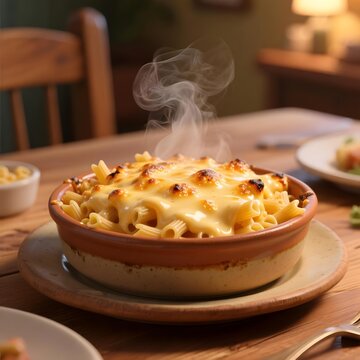 Creamy Tini&rsquo;s Mac and Cheese in Rustic Bowl
