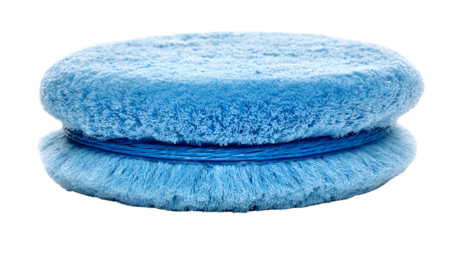 Blue Cleaning Brush Pad Double Layered Soft Bristles