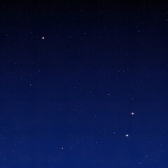 Fototapeta premium Starry night sky background with a celestial constellation glowing against a deep blue gradient.