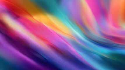 Obraz premium Abstract colorful swirls, vibrant hues, dynamic flow, background blur, design element