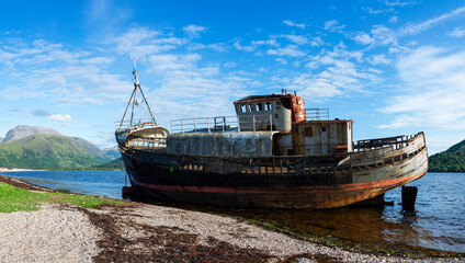 old fishing boat