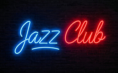 jazz club neon sign