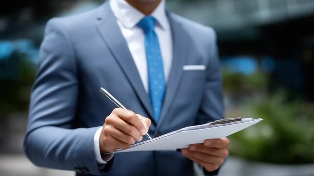 HR specialist taking notes during candidate interview with resume in focus, illustrating recruitment process, human resources, professional assessment, job evaluation and hiring workflow