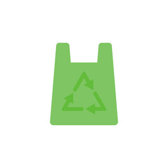 green ecology flat icon design