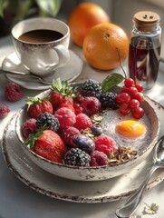 breakfast with fruits