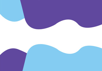 Azure Flow Soft Gradient Waves in blue and Sky Blue