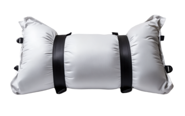 Air bag isolated on white background, png