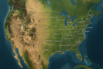 usa map, us states map, united states map, usa map with state names, us geography, usa state boundaries, us political map, usa labeled map, american states map, united states labeled states, usa map 