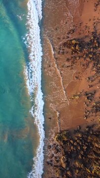 waves on the beach