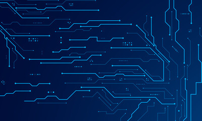 vector futuristic circuit board , Electronic motherboard , Communication and engineering concept , Hi-tech digital technology concept