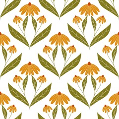 Flower seamless pattern