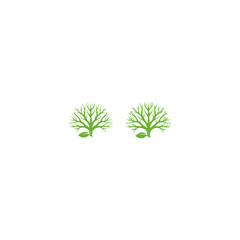 Green tree vector illustration symbolizing nature, growth, and eco-friendly concepts. Perfect for environmental projects, sustainability, and natural branding designs.