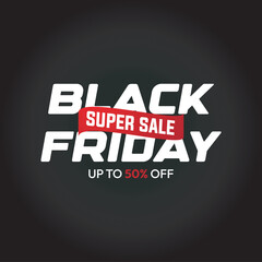 Fototapeta premium Black Friday social media banner design