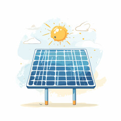 Solar Panel Logo Very Cool Technology