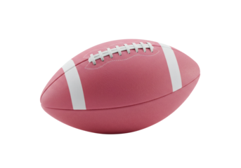 American Football Pink White Ball Sport Game Equipment Recreation Activity Athletic