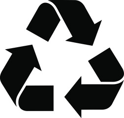 Recycle Symbol Icon - Sustainable and Eco-Friendly Vector Illustration