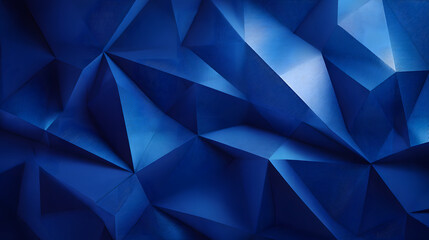 Obraz premium Abstract blue polygonal surface background for design