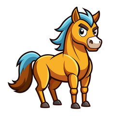 vector illustration of a horse