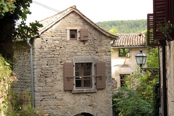 Street view in Pazin, Croatia