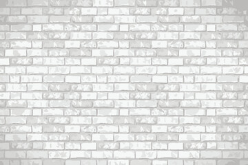Fototapeta premium Texture of a white brick wall vector illustration 