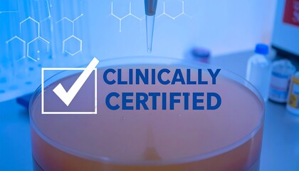 Laboratory Petri dish with certification