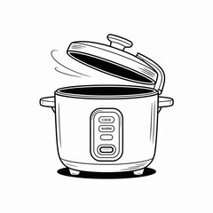 electric kettle vector