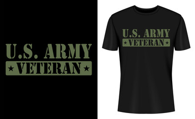 U.S. Army Veteran T-shirt Design