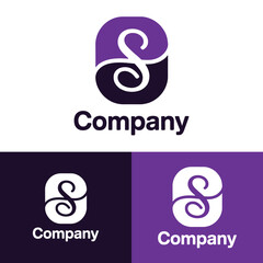 Lettermark business logo corporate letter s logo