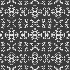 Elegant decorative pattern on charcoal background for sophisticated design projects and creative applications