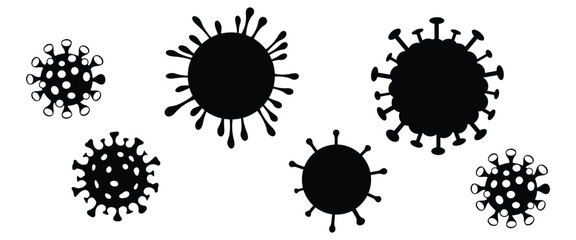 3D Realistic Coronavirus, Virus & Bacteria Vector Illustration Set &ndash; Pandemic and Microbiology Concept"