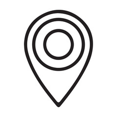 map pointer icon vector