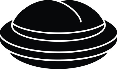 Idli Silhouette Vector Art Illustration