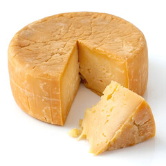 A delicious bite of aged cheddar cheese, rich in flavor.