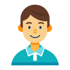 funny cartoon office worker