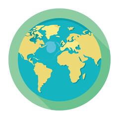 world map icon