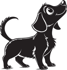 vector illustration of a dog