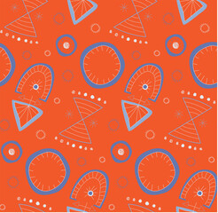 seamless pattern with hearts