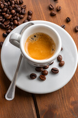 Tazzina di caffè espresso italiano 