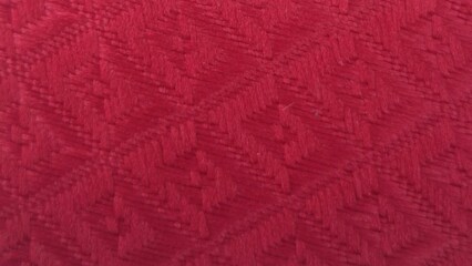 Rich Red Woven Fabric Texture, Perfect for Backgrounds & Design