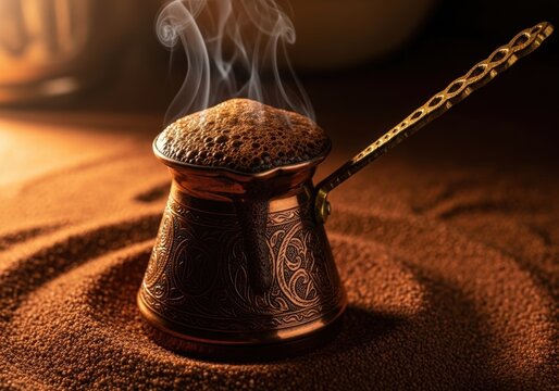 An authentic and realistic turkish coffee experience