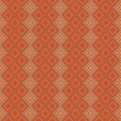 Aztec tribal revival – warm rustic clay artistic poster