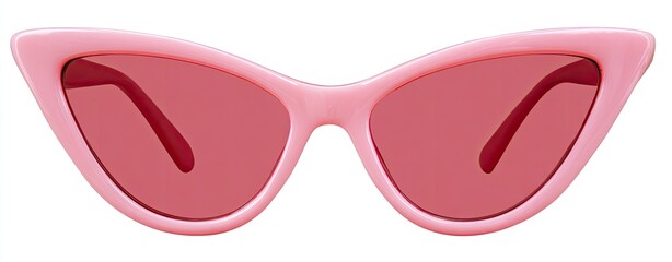 Pair of pink cat-eye sunglasses
