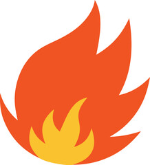 Fire flame icon, Fire icon vector illustration